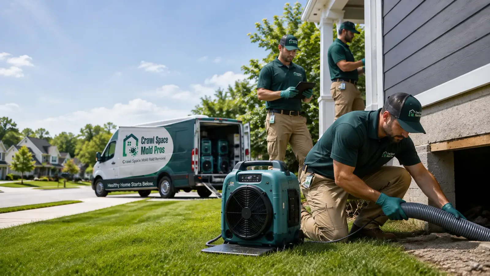 Crawl Space Mold Removal in Waretown, NJ